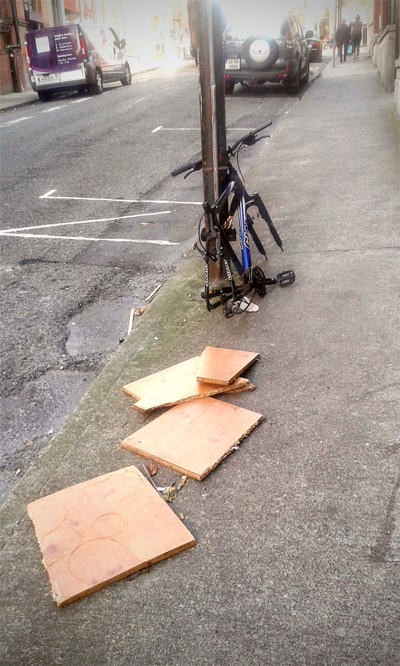 I furti delle biciclette sono all'ordine del giorno in centro città