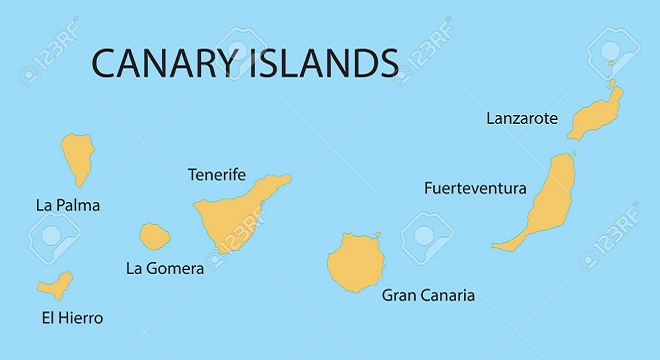 38748126-gelbe-Karte-von-Kanarische-Inseln-Lizenzfreie-Bilder