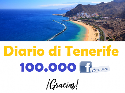 Diario di Tenerife supera quota 100.000 iscritti su Facebook!