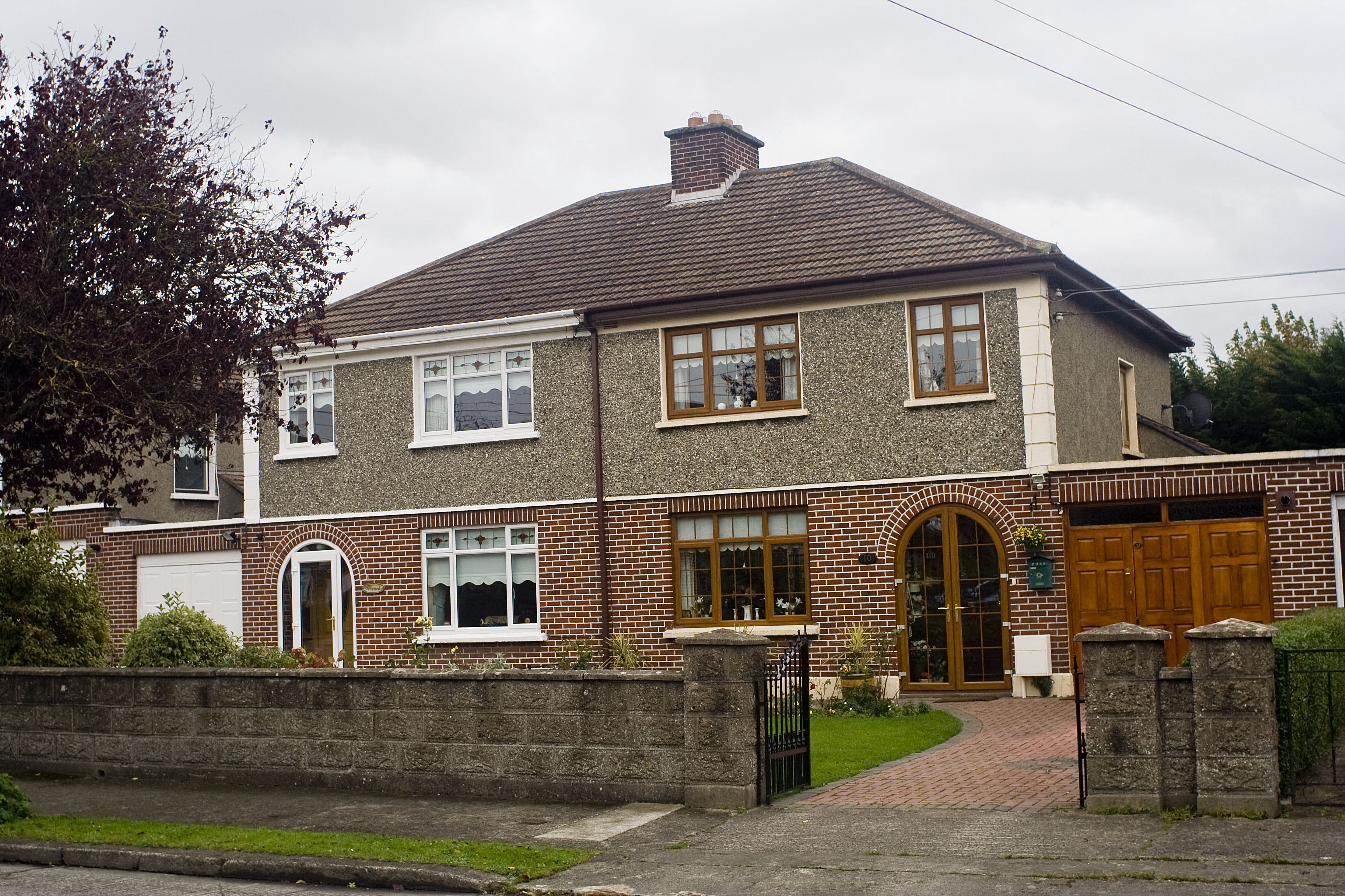 La casa di infanzia di Bonovox a Ballymun, Dublino nord.