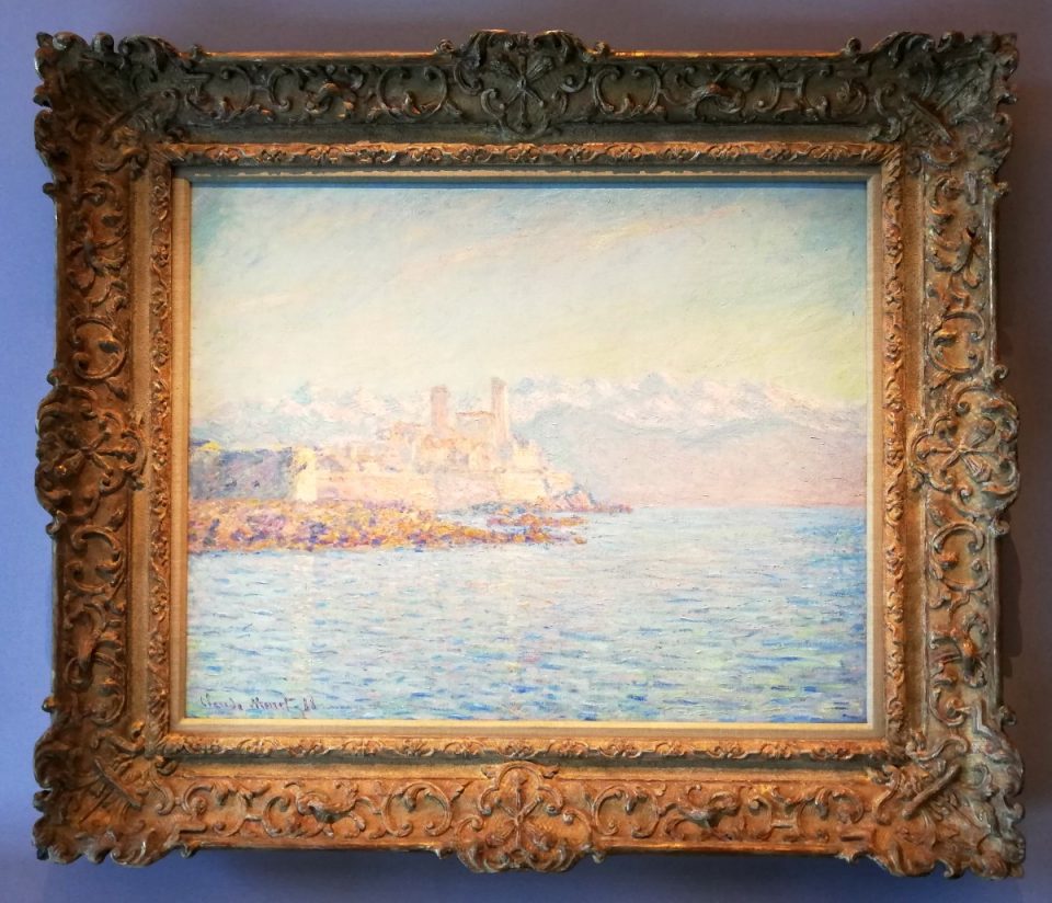 la Baia di Antibes di Claude Monet