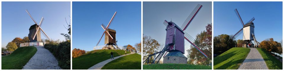 Mulini a vento a Bruges