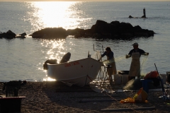 Pescatori a Porto Recanati
