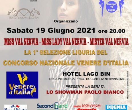 Liguria. Al via la selezione delle Miss. Concorso nazionale Venere d’Italia.