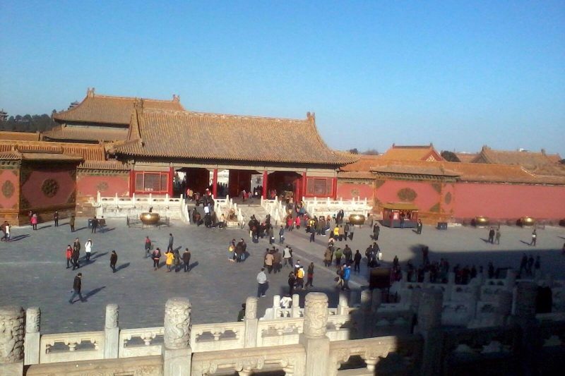 Visitando un Pechino la Cina